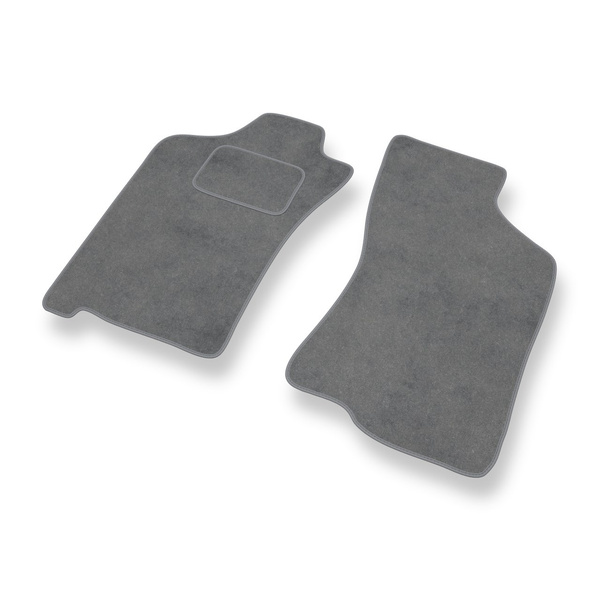 Tapis de Sol Velours adapté pour Fiat Albea Berline (2002-2010) - Premium tapis de voiture - gris