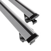 Barres de toit en aluminium adapté pour BMW X2 F39 SAC (2018-....) - Porte-Bagages de Voiture argent - rails intégrés