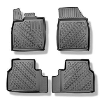 Tapis de sol en TPE adapté pour Volkswagen ID.5 SUV (12.2020-....) - tapis de voiture - noir