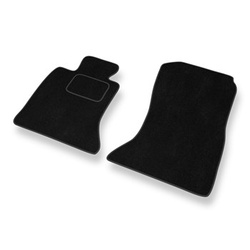 Tapis de Sol Velours adapté pour BMW 5 F10, F11 Berline, Touring (2010-2013) - Premium tapis de voiture - noir