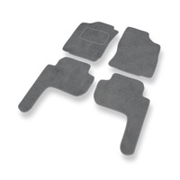 Tapis de Sol Velours adapté pour Toyota Land Cruiser J90 (5 portes) (1996-2003) - Premium tapis de voiture - gris