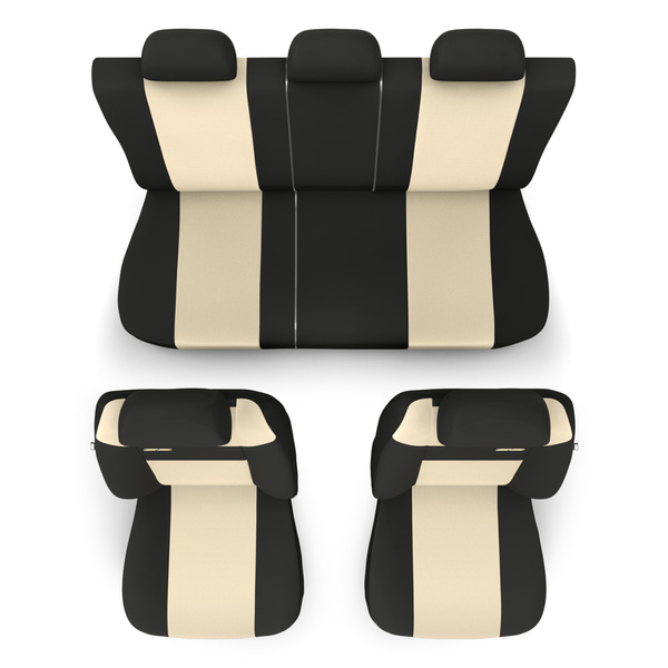 Housses de siège adaptées pour Dacia Lodgy (2012-....) - housse siege voiture universelles - couverture siege - RSL-BE