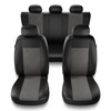 Housses de siège adaptées pour BMW 5 E34, E39, E60, E61, F10, G30, G31 (1988-2019) - housse siege voiture universelles - couverture siege - SU-G