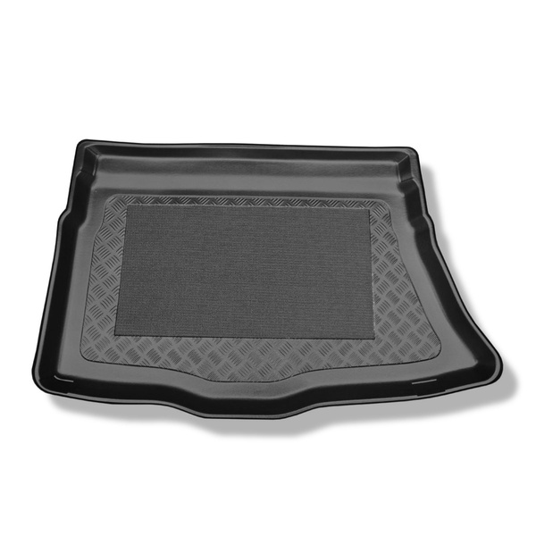 Tapis de coffre adapté pour Kia Ceed II Hayon (05.2012-05.2018) - bac de coffre - protection de coffre voiture - coffre inférieur (sans rangement)