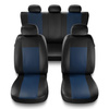 Housses de siège adaptées pour BMW X3 E83, F25, G01 (2003-2019) - housse siege voiture universelles - couverture siege - CM-BL