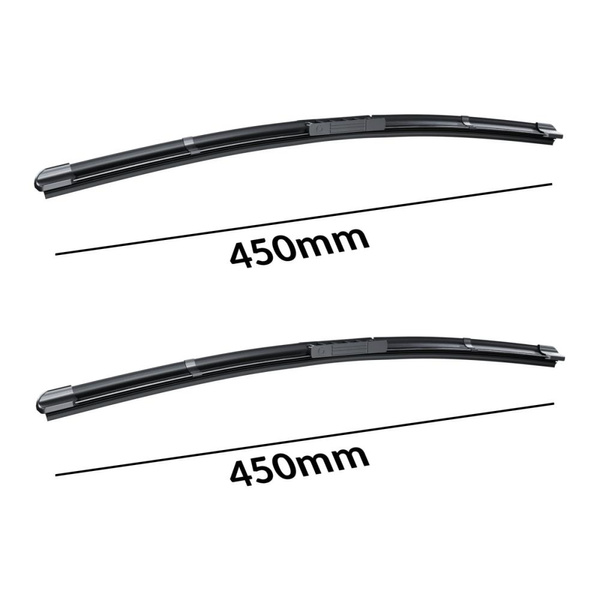 Balais d'essuie-glace de pare-brise adaptés pour Hyundai H100 Van (1993-2007) - balais plat