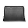 Tapis de coffre adapté pour Mercedes-Benz Classe V W447 Van (10.2014-....) - bac de coffre - protection de coffre voiture - version Extra longue (Extra Long) (empattement 3430 mm, longueur du véhicule 5370 mm); derrière troisième rangée de sièges; sans sé