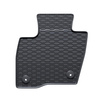 Tapis de sol en caoutchouc adapté pour Ford Galaxy IV (2015-....) - tapis de voiture - noir