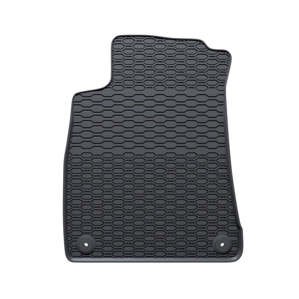 Tapis de sol en caoutchouc adapté pour Audi A4 B9 Avant, Berline (2015-2023) - tapis de voiture - noir - 4 pcs.