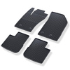 Tapis de sol en caoutchouc adapté pour Fiat Tipo Hayon, Break (2016-....) - tapis de voiture - noir - 4 pcs.
