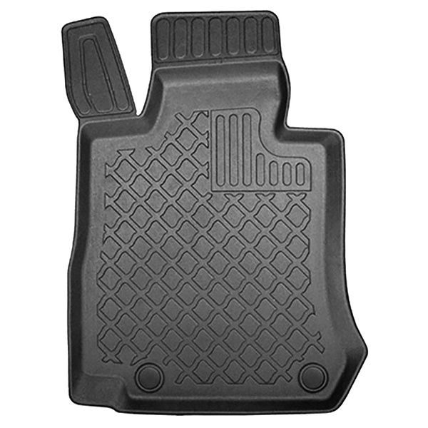 Tapis de sol en TPE adapté pour Mercedes-Benz GLC X253 SUV (12.2015-10.2022) - tapis de voiture - noir