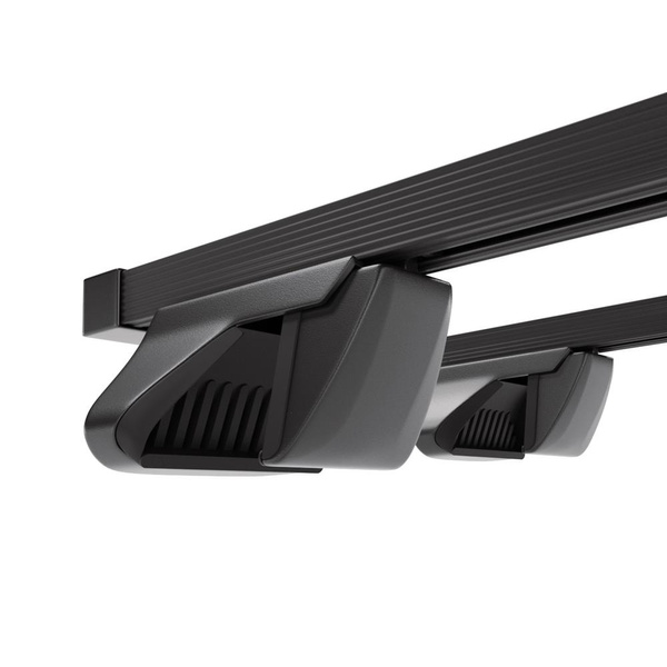 Barres de toit en acier adapté pour Dodge Journey Crossover (2008-2011) - Porte-Bagages de Voiture noir - rails