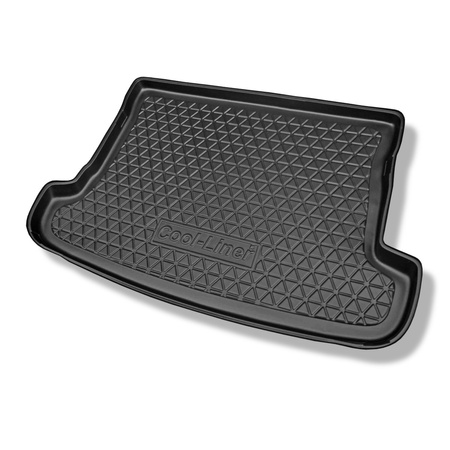 Tapis de coffre adapté pour Toyota Corolla Verso Monospace (2004-02.2009) - bac de coffre - protection de coffre voiture - 5/7 places; 3e rangée abaissée