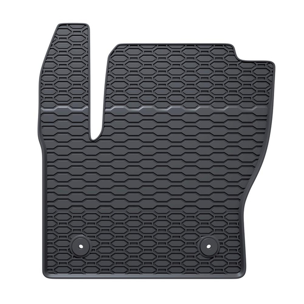 Tapis de sol en caoutchouc adapté pour Ford Kuga II SUV (2012-2019) - tapis de voiture - noir - 4 pcs.