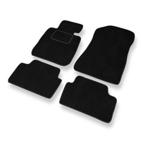 Tapis de Sol Velours adapté pour BMW 1 E81/E87 (2004-2013) - Premium tapis de voiture - noir