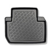 Tapis de sol en TPE adapté pour Mitsubishi Outlander III SUV (09.2012-10.2021) - non pour version hybride; sans la troisième rangée de sièges - tapis de voiture - noir