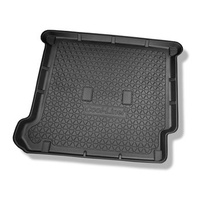 Tapis de coffre adapté pour Nissan NV200 Van (01.2010-02.2019) - bac de coffre - protection de coffre voiture - 5/7 places ; avec climatisation en arrière