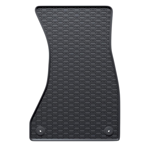 Tapis de sol en caoutchouc adapté pour Audi A4 B9 Avant, Berline (2015-2023) - tapis de voiture - noir - 4 pcs.