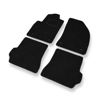 Tapis de Sol Feutres adapté pour Mazda 2 II (2003-2007) - tapis de voiture - noir