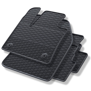Tapis de sol en caoutchouc adapté pour Opel Grandland X SUV (2017-2021) - tapis 