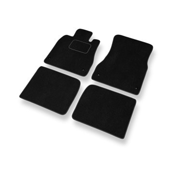 Tapis de Sol Velours adapté pour Lexus LS III XF30 (2000-2006) - Premium tapis de voiture - noir