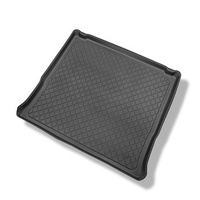 Tapis de coffre adapté pour Fiat Talento Van (2016-....) - bac de coffre - protection de coffre voiture - version pour le transport de passagers (break / tour); derriere 3e rangée de sieges; version longue (Long); sièges non coulissants, montés sur croche