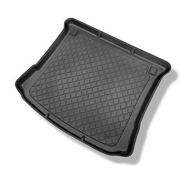 Tapis de coffre adapté pour Mazda 5 III Monospace (10.2010-2015) - bac de coffre - protection de coffre voiture - 7 places; 3me rangée abaissée