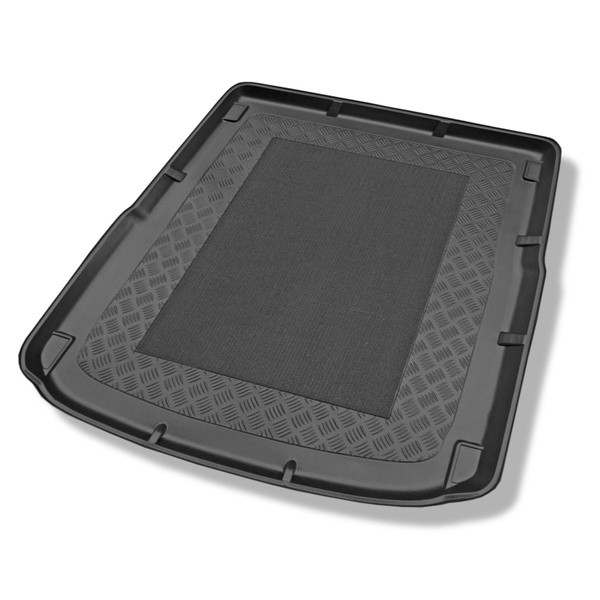 Tapis de coffre adapté pour Hyundai i40 Tourer (07.2011-07.2019) - bac de coffre - protection de coffre voiture - pas pour les modèles avec des rails de fixation