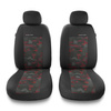 Housses de siège avant adaptées pour Alfa Romeo MiTo (2008-2018) - housse siege voiture universelles - couverture siege conducteur - 2UNE-RD