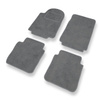 Tapis de Sol Velours adapté pour Alfa Romeo 75 Berline (1985-1992) - Premium tapis de voiture - gris
