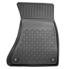 Tapis de sol en TPE adapté pour Audi A6 C7 Berline (03.2011-05.2018) - tapis de voiture - noir