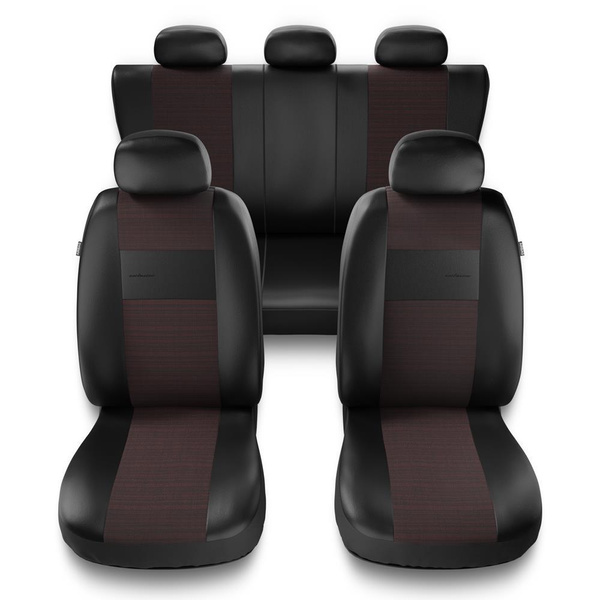 Housses de siège adaptées pour Citroen C3 Aircross I, II (2017-....) - housse siege voiture universelles - couverture siege - EXL-5
