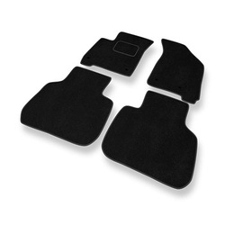 Tapis de Sol Velours adapté pour Fiat Freemont Crossover (2011-2016) - Premium tapis de voiture - noir