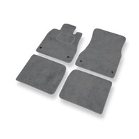 Tapis de Sol Velours adapté pour Lexus LS III XF30 (2000-2006) - Premium tapis de voiture - gris