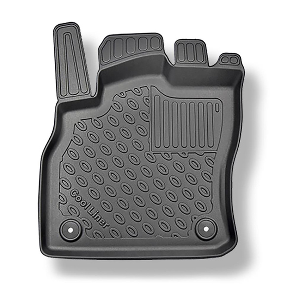 Kit tapis de coffre et tapis de voiture TPE pour: Audi Q3 Sportback (09.2019-....) - aussi avec boîte hybride TFSI e Plug-in Hybrid;coffre supérieur (avec plancher multi-fonction)