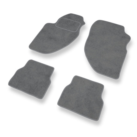 Tapis de Sol Velours adapté pour Alfa Romeo 166 I (1998-2003) - Premium tapis de voiture - gris