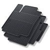Tapis de sol en caoutchouc adapté pour Kia Rio III (2011-2016) - tapis de voiture - noir