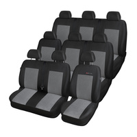 Housses de siège sur mesure adaptées pour Renault Trafic III Van (2014-....) - housse siege voiture - couverture siege - E2