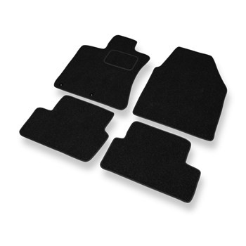 Tapis de Sol Feutres adapté pour Nissan Qashqai I (2007-2013) - tapis de voiture - noir