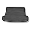 Tapis de coffre adapté pour Toyota Corolla Verso Monospace (2004-02.2009) - bac de coffre - protection de coffre voiture - 5/7 places; 3e rangée abaissée