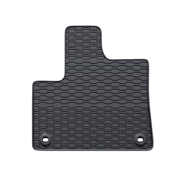Tapis de sol en caoutchouc adapté pour Peugeot Rifter Van (2018-....) - tapis de voiture - noir - 3 pcs.