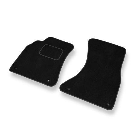 Tapis de Sol Velours adapté pour Audi A5 I 8T (2007-2016) - Premium tapis de voiture - noir