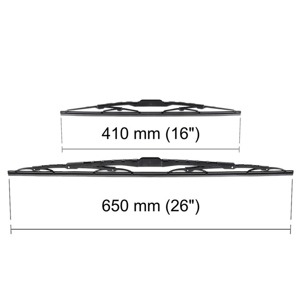 Balais d'essuie-glace de pare-brise adaptés pour Mazda CX-9 SUV (09.2006-12.2015) - balais standard