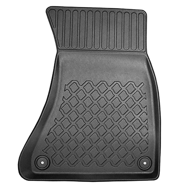Tapis de sol en TPE adapté pour Audi A7 4G Sportback (09.2010-01.2018) - tapis de voiture - noir