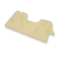 Tapis de Sol Velours adapté pour Fiat Ducato III, IV Van (2006-....) - Premium tapis de voiture - beige