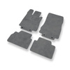 Tapis de Sol Velours adapté pour Mercedes-Benz Classe S W220 Coupé, Berline (1998-2006) version longue - Premium tapis de voiture - gris