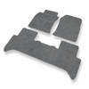 Tapis de Sol Velours adapté pour Toyota Land Cruiser J120 SUV (2002-2009) - Premium tapis de voiture - gris