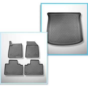 Kit tapis de coffre et tapis de voiture TPE pour: Maxus Mifa 6 SUV (2023-....) -