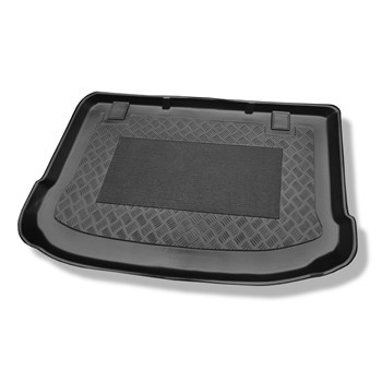 Tapis de coffre adapté pour Kia Venga Monospace (12.2009-07.2019) - bac de coffre - protection de coffre voiture - coffre supérieur