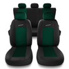 Housses de siège adaptées pour Mitsubishi ASX (2010-2021) - housse siege voiture universelles - couverture siege - S-GR